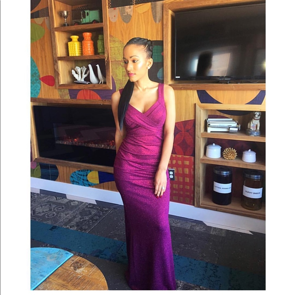 Burgundy Gown
